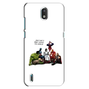 Чехлы для Nokia 1.3 (Для Христиан) (Иисус супергерой)