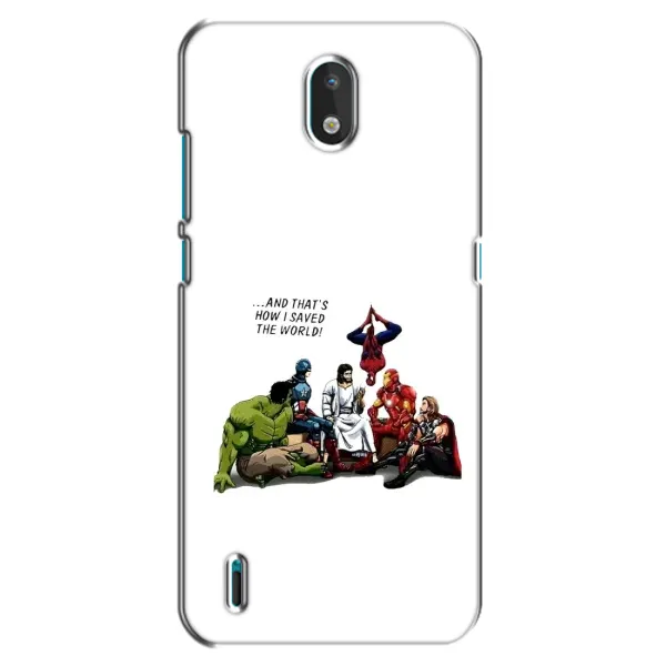 Чехол с рисунком «Иисус супергерой» для Nokia 1.3 Чехол с рисунком «Иисус супергерой» для Nokia 1.3