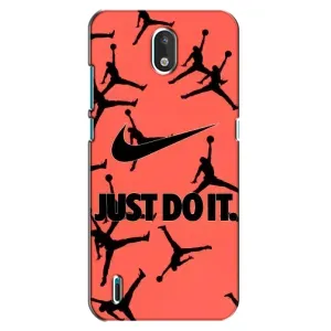 Силиконовый Чехол Nike Air Jordan на Нокиа 1.3 (Just Do It)