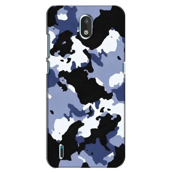 Чехол с рисунком «Камуфляжный Серый» для Nokia 1.3