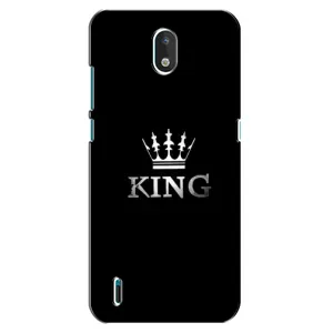 Чохол (Корона на чорному фоні) для Нокіа 1.3 (KING)