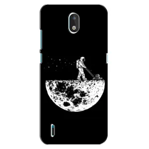 Силиконовый Чехол с принтом "Космонавты" на Nokia 1.3 (Космонавт)