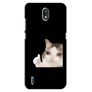 Бампер с принтом Мемы для Nokia 1.3 (Кот в слезах)