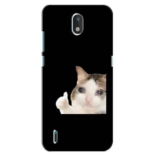 Чехол с рисунком «Кот в слезах» для Nokia 1.3 Чехол с рисунком «Кот в слезах» для Nokia 1.3