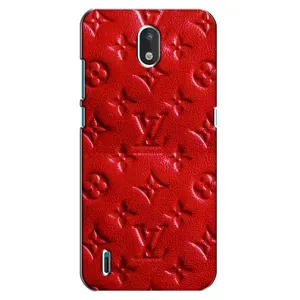 Текстурный Чехол Louis Vuitton для Нокиа 1.3 (Красный ЛВ)