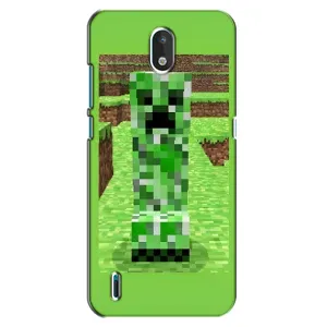 Чехлы для Nokia 1.3 (Персонажи Майн Крафт) (Крипер 2)