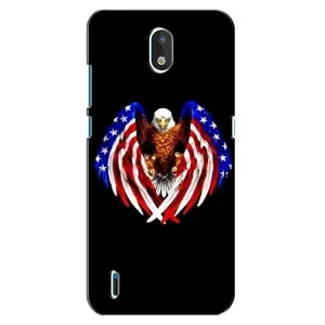 Чехол Флаг USA для Nokia 1.3 (Крылья США)
