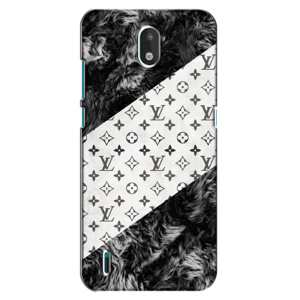 Чехол с рисунком «LV на белом» для Nokia 1.3