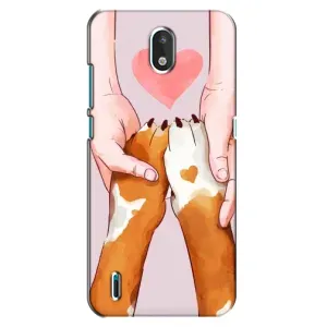 Чехол (ТПУ) Милые собачки для Nokia 1.3 (Любовь к собакам)