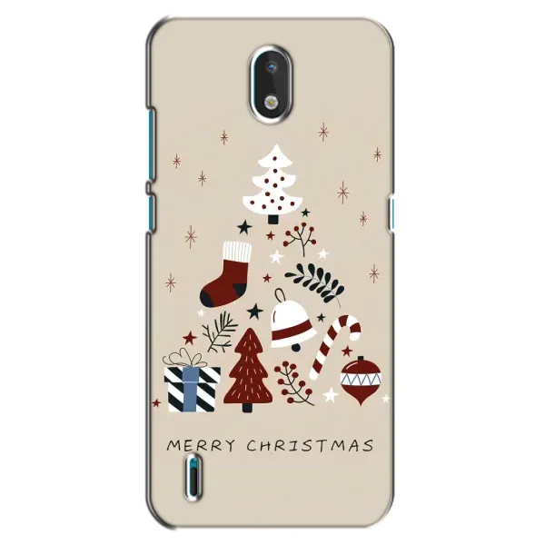 Чехол с рисунком «Merry Christmas» для Nokia 1.3 Чехол с рисунком «Merry Christmas» для Nokia 1.3