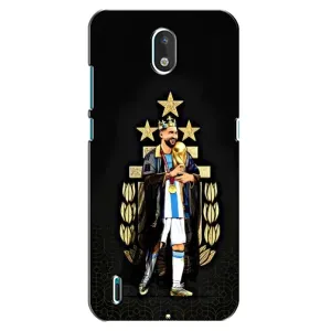 Чехол с рисунком «Месси король» для Nokia 1.3