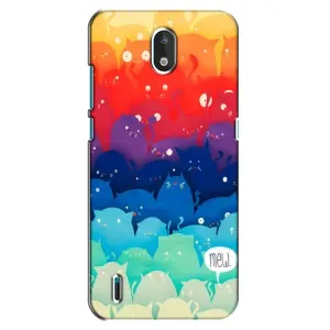Силиконовый чехол с котиком для Nokia 1.3 (Mew)