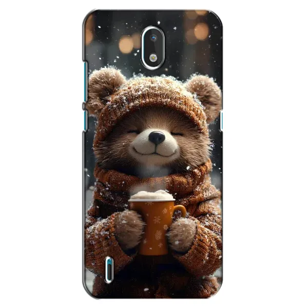 Чехол с рисунком «Медвежонок с кофе» для Nokia 1.3 Чехол с рисунком «Медвежонок с кофе» для Nokia 1.3
