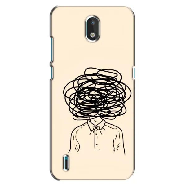 Чехол с рисунком «Мысли» для Nokia 1.3