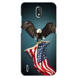 Чехол Флаг USA для Nokia 1.3 (Орел и флаг)