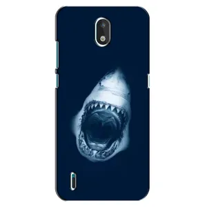 Силиконовый бампер с картинкой животных для Nokia 1.3 (Пасть Акулы)