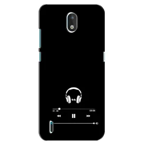 Чохол з картинками на чорному фоні для Nokia 1.3 (Плеєр)