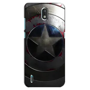 Чехол с Щитом Капитана Америки на Nokia 1.3 (Ретро Щит Капитана)