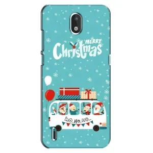 Силиконовый бампер на рождество для Nokia 1.3 (Рождественское настроение)