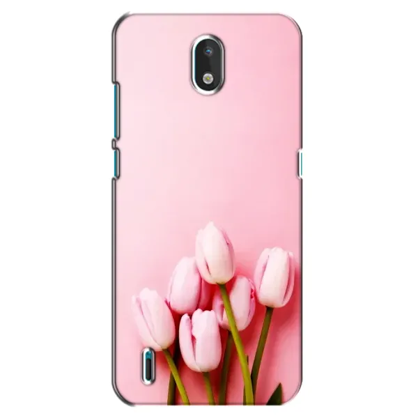 Чехол с рисунком «Розовые тюльпаны» для Nokia 1.3 Чехол с рисунком «Розовые тюльпаны» для Nokia 1.3