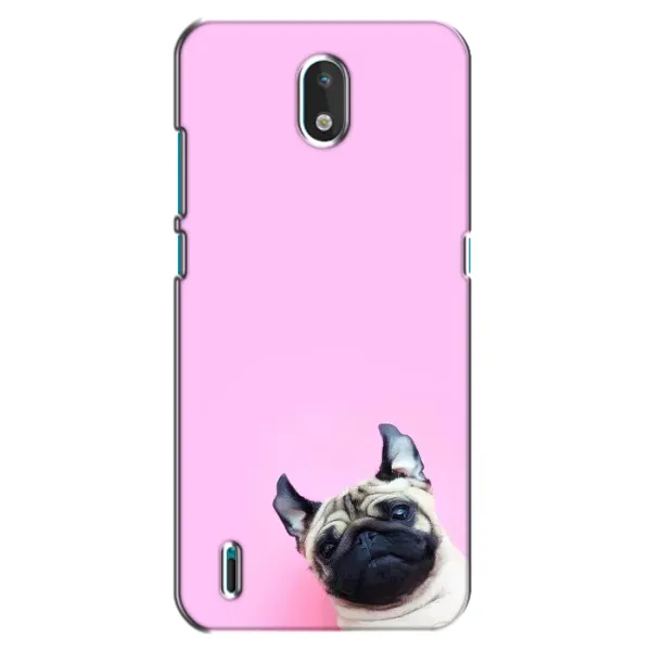 Чехол с рисунком «Собака на розовом» для Nokia 1.3 Чехол с рисунком «Собака на розовом» для Nokia 1.3