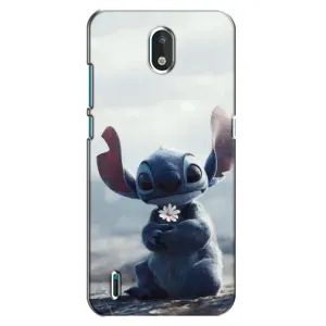 Чехол с рисунком Стич для Nokia 1.3 (Стич с цветочком)