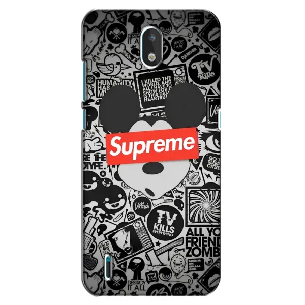 Чехол с рисунком «Supreme Маус» для Nokia 1.3 Чехол с рисунком «Supreme Маус» для Nokia 1.3