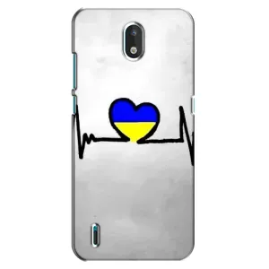 Силіконовий Чохол  на Nokia 1.3 (Я-Україна) (Українська кардіограма)