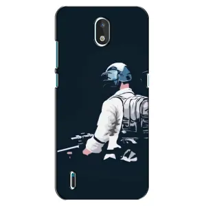 Силиконовый чехол с картинкой "Герой Pubg" на Nokia 1.3 (В экиперовке)