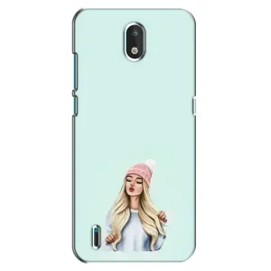 Силіконовый Чохол на Nokia 1.3 з картинкой Модных девушек (В шапці)