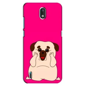 Чехол (ТПУ) Милые собачки для Nokia 1.3 (Веселый Мопсик)