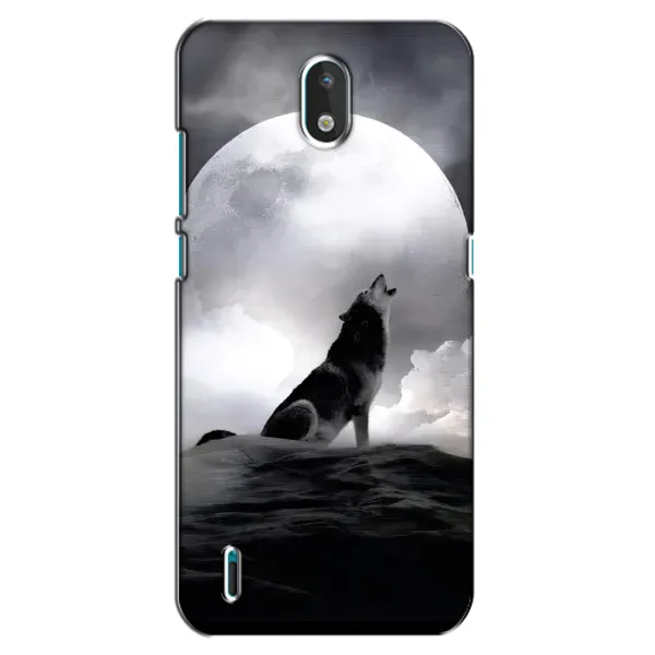 Чехол с рисунком «Волк и луна» для Nokia 1.3 Чехол с рисунком «Волк и луна» для Nokia 1.3