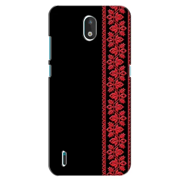 Чехол с рисунком «Вышиванка на черном» для Nokia 1.3 Чехол с рисунком «Вышиванка на черном» для Nokia 1.3