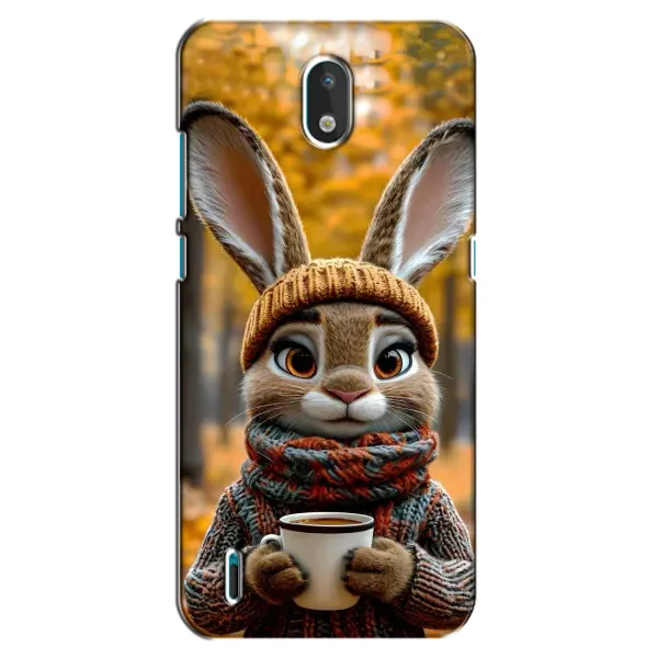 Чехол с рисунком «Зайчик с кофе» для Nokia 1.3 Чехол с рисунком «Зайчик с кофе» для Nokia 1.3
