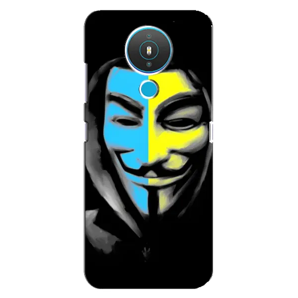 Чехол с рисунком «Анонимус патриот» для Nokia 1.4 Чехол с рисунком «Анонимус патриот» для Nokia 1.4