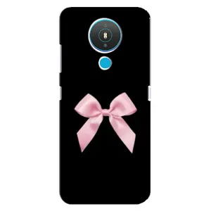 Чохол банти для Nokia 1.4 (Бант на чорному)