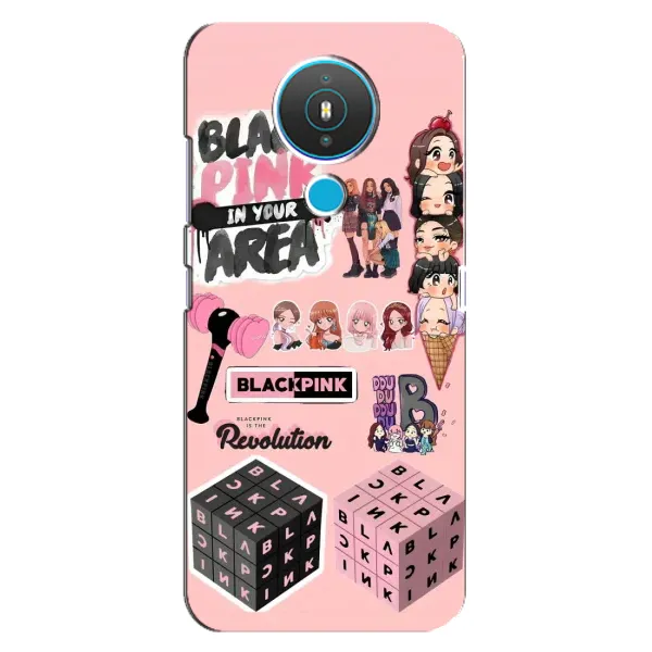 Чехол с рисунком «BLACK PINK коллаж» для Nokia 1.4 Чехол с рисунком «BLACK PINK коллаж» для Nokia 1.4