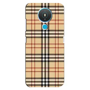 Чехол с Брендами одежды на Нокиа 1.4 (Burberry стиль)