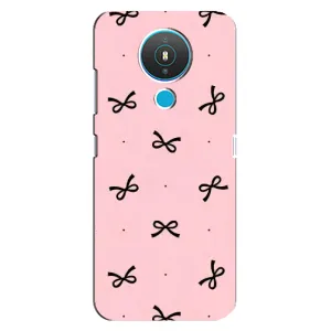 Чохол банти для Nokia 1.4 (Чорні бантики)