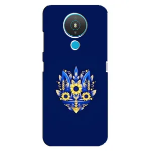 Чехол Укр Символика для Nokia 1.4 (Цветущий Герб)