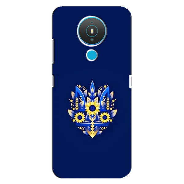 Чехол с рисунком «Цветущий Герб» для Nokia 1.4
