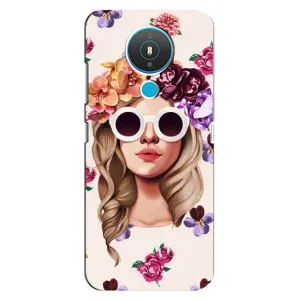 Чехол с картинкой Модные Девчонки Nokia 1.4 (Девушка в очках)