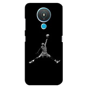 Силиконовый Чехол Nike Air Jordan на Нокиа 1.4 (Джордан)