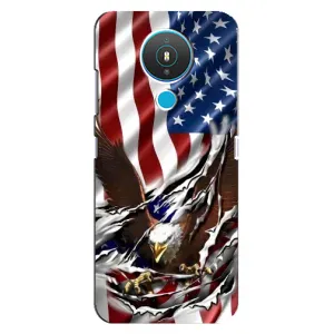 Чехол Флаг USA для Nokia 1.4 (Флаг USA)