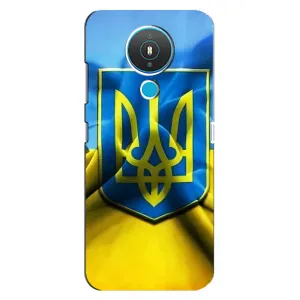 Чехол с картинкой (Патриотический ГЕРБ) на Nokia 1.4 (Герб и Флаг Украины)
