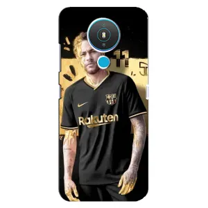 Силиконовый Чехол Nokia 1.4 (Gold Neymar)