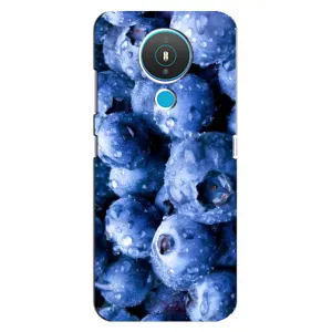 Чехол с изображением вкусной еды для Nokia 1.4 (Голубика)
