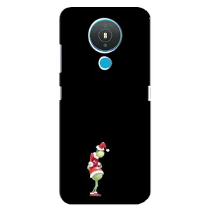 Чохол з малюнком «Грінч на чорному» для Nokia 1.4