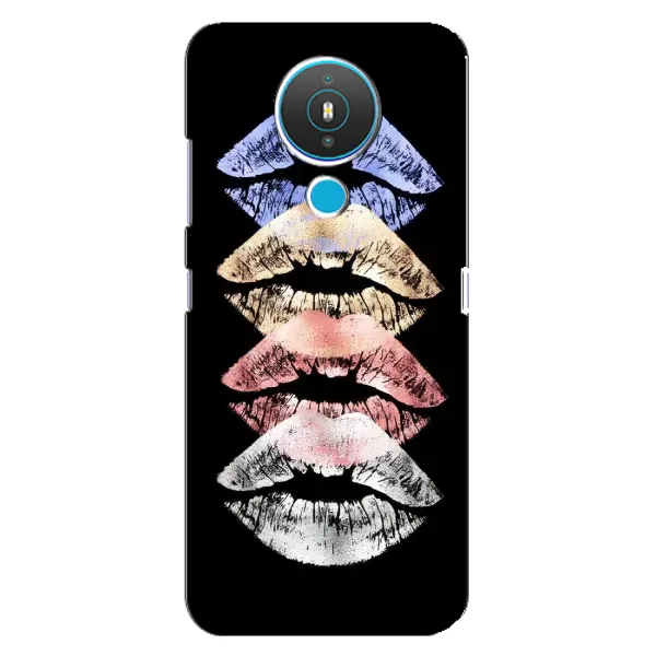 Чехол с рисунком «Губы» для Nokia 1.4