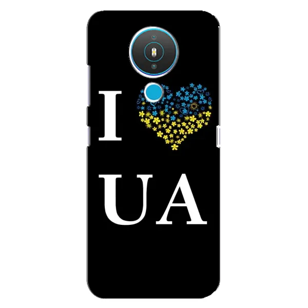 Чехол с рисунком «I Love UA» для Nokia 1.4 Чехол с рисунком «I Love UA» для Nokia 1.4